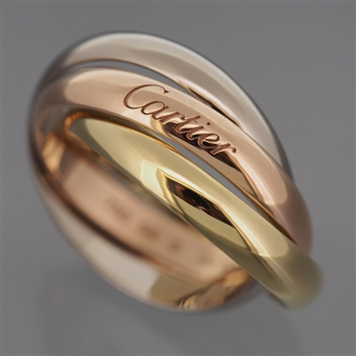 Cartier 3 Bands Trinity Ring 3 Gold