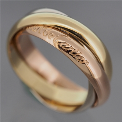 Cartier 3 Bands Trinity Ring 3 Gold