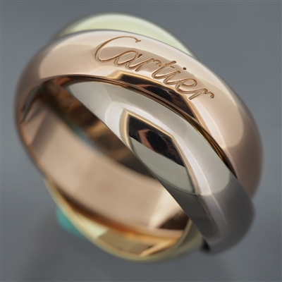 Cartier 3 Bands Trinity Ring Large Model 3 Gold