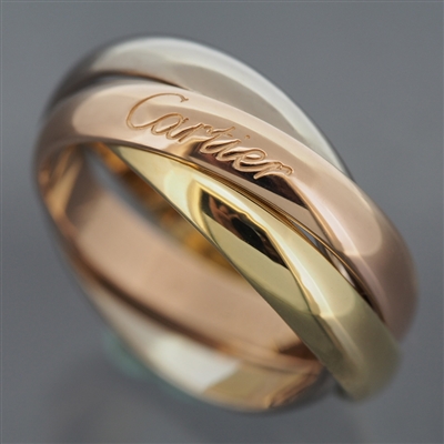 Cartier 3 Bands Trinity Ring 3 Gold