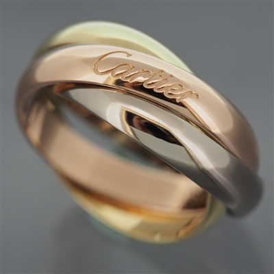 Cartier 3 Bands Trinity Ring 3 Gold