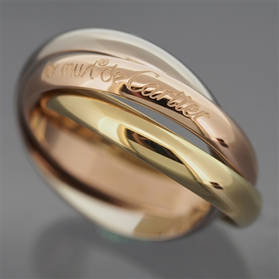 Cartier 3 Bands Trinity Ring 3 Gold