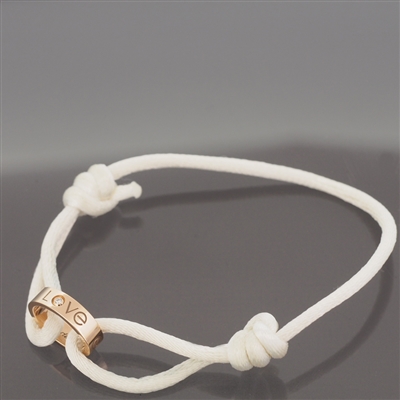 Cartier Diamond Charity Love Bracelet Rose Gold