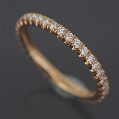 Cartier Eternity Etincelle Pave Diamonds Ring RG
