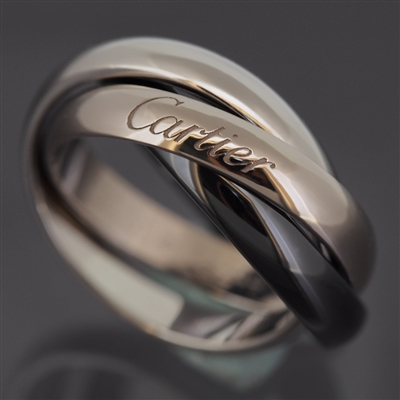 Cartier 3 Bands Trinity Ring Black & White