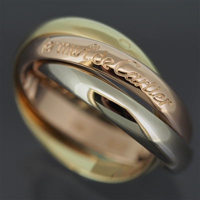 Cartier 3 Bands Trinity Ring 3 Gold
