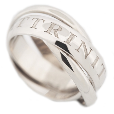 Cartier '98 Limited Trinity Ring White Gold