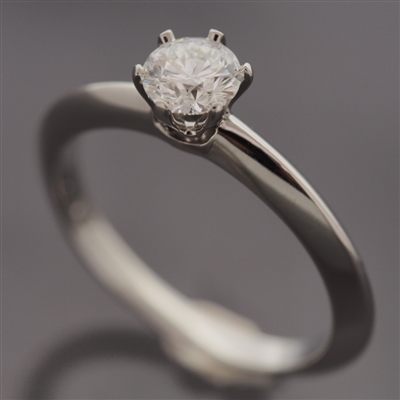 Tiffany Engagement Diamond Ring Platinum 950
