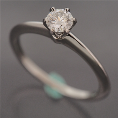 Tiffany Engagement Diamond Ring Platinum 950