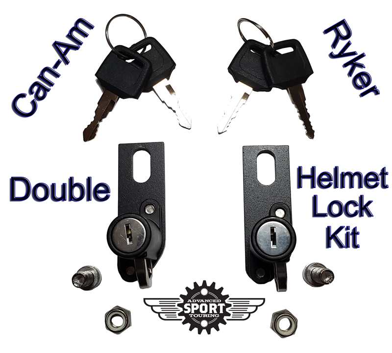 Ryker Double Helmet Lock Kit