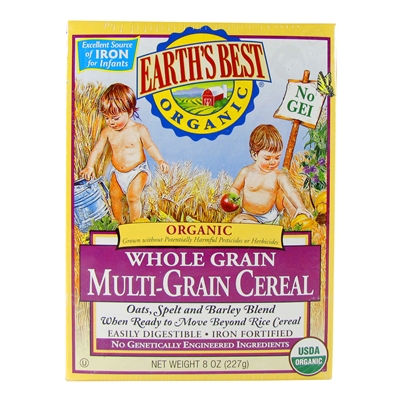 Whole Grain Multi-Grain Cereal - 8 oz. (Earth's Best)