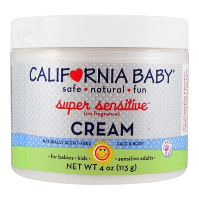 Super Sensitive (No Fragrance) Cream - 4 oz. (California Baby)