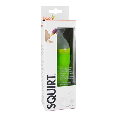 Squirt Baby Food Dispensing Spoon - Green (Boon)