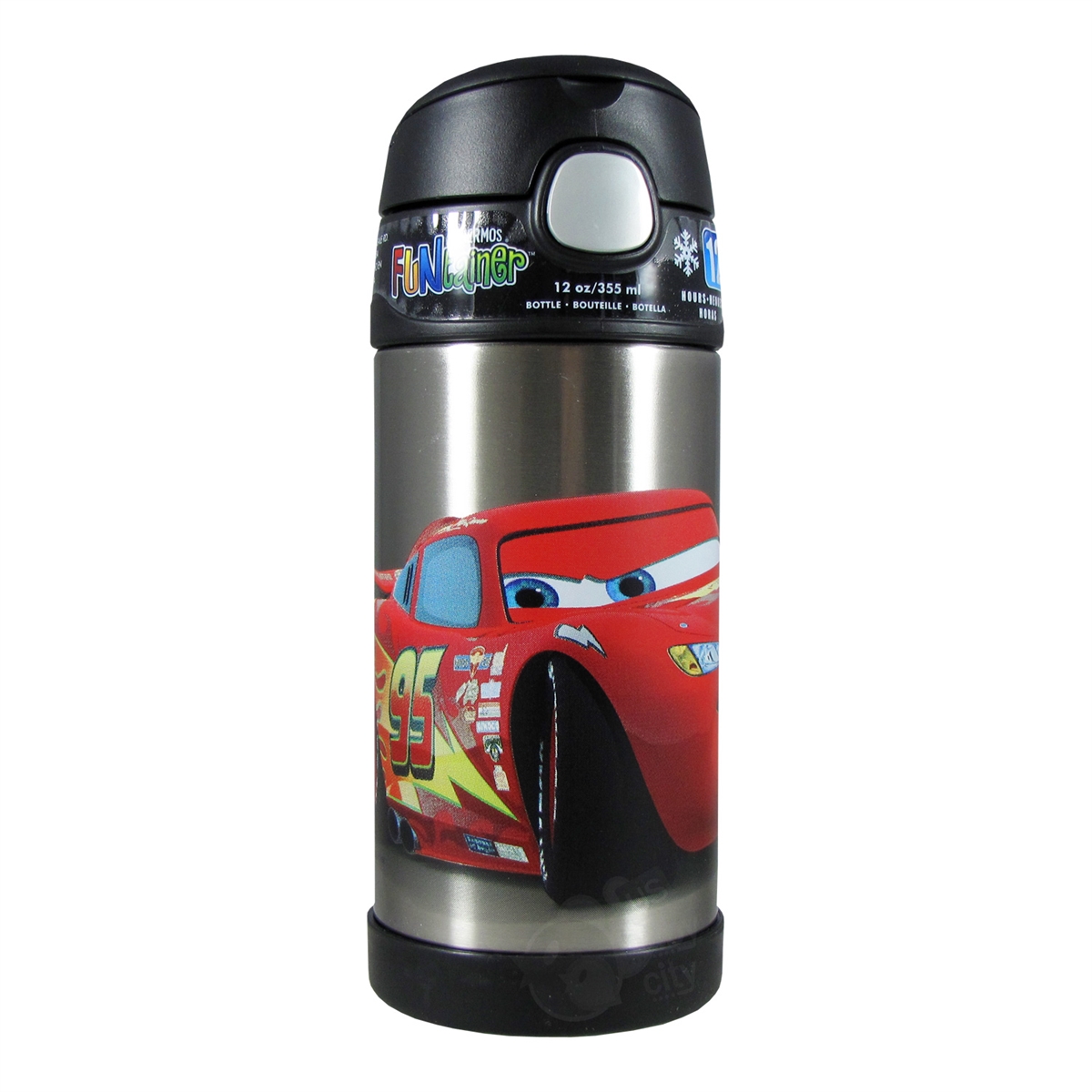 Thermos 10 oz. Kid's Funtainer Vacuum Insulated Stainless Steel Food Jar Cars