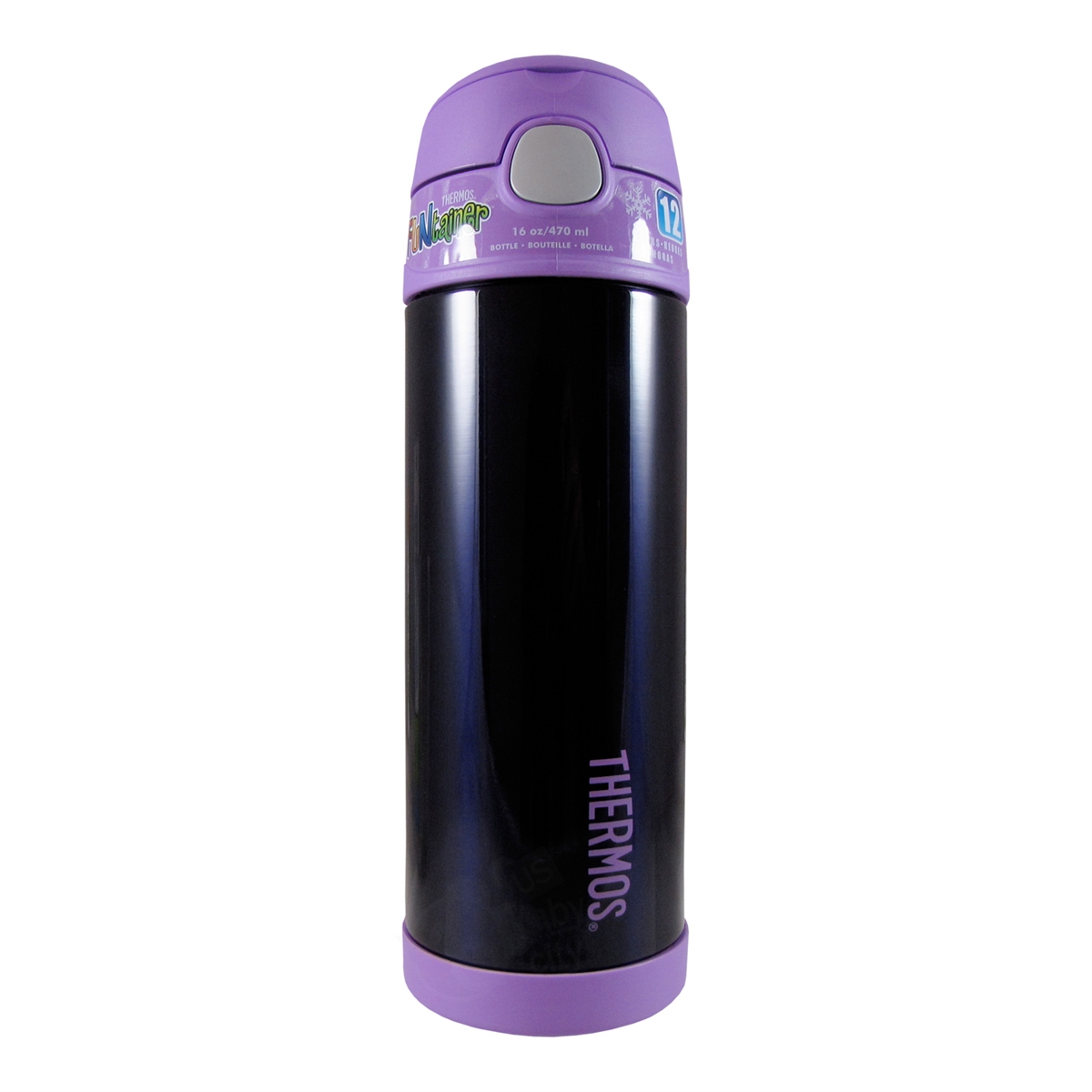 Thermos 18 Oz. Tritan Hydration Bottle With Straw - Deep Purple