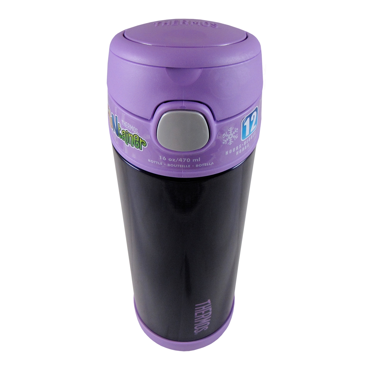Thermos 16 oz. Kid's Funtainer Stainless Steel Water Bottle - Purple