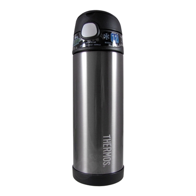 FUNtainer Bottle Charcoal - 16 oz. (Thermos)