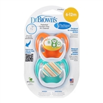 PreVent Orthodonic Pacifier 6-12m - 2 Pack (Dr. Brown's)