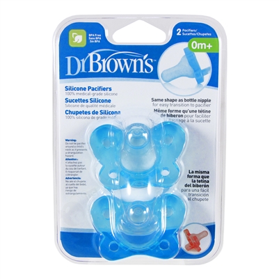 Silicone Pacifier 2 Pack 0m+ (Dr. Brown's)