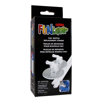 FUNtainer Bottle Replacement Straws 2 Pack (Thermos)