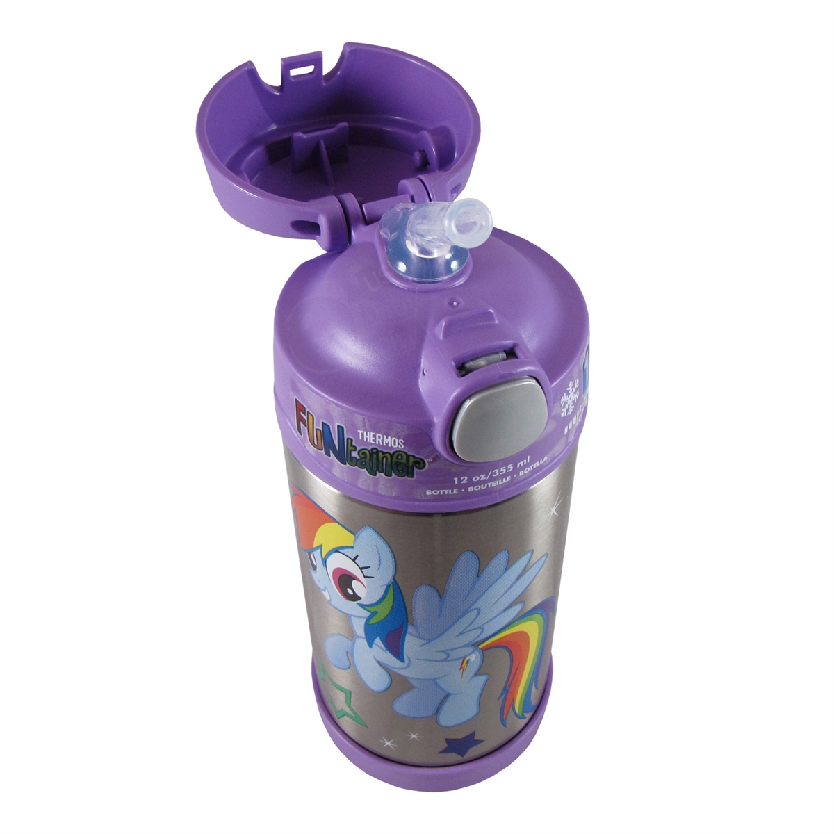 Thermos 12 Oz. Kid's Funtainer Insulated Water Bottle - Purple
