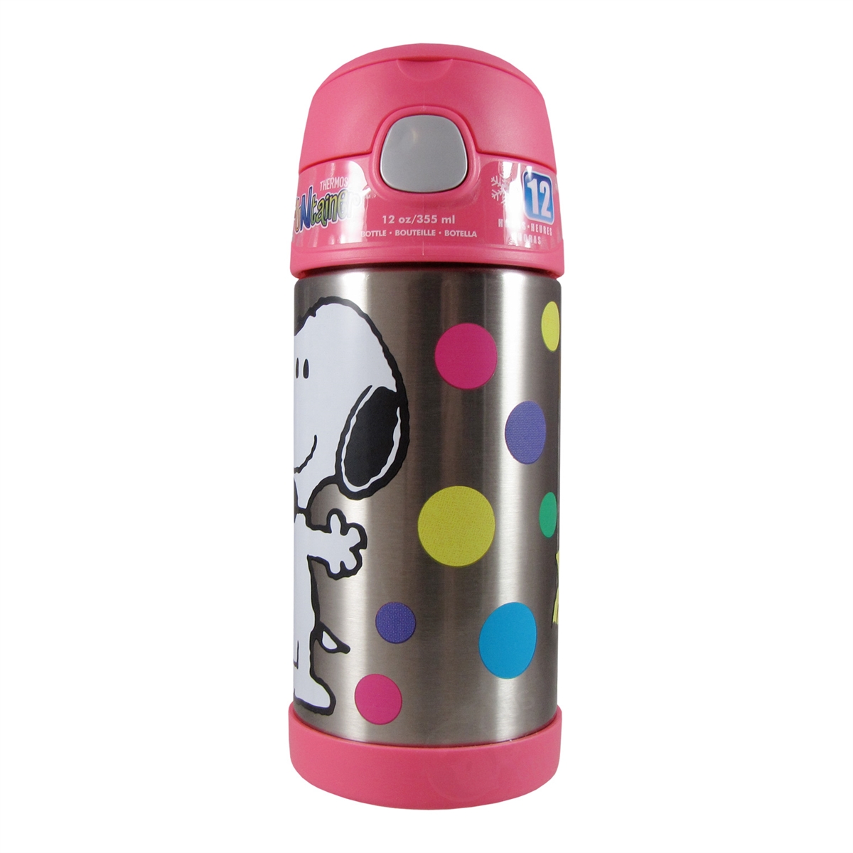 Thermos Bottle, Safety Children's Thermos Cup With Silicone Straw