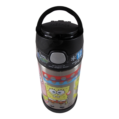  Spongebob OFFICIAL Spongebob Guilty Face THERMOS STAINLESS KING  Stainless Steel Drink Bottle, Vacuum insulated & Double Wall, 24oz: Home &  Kitchen