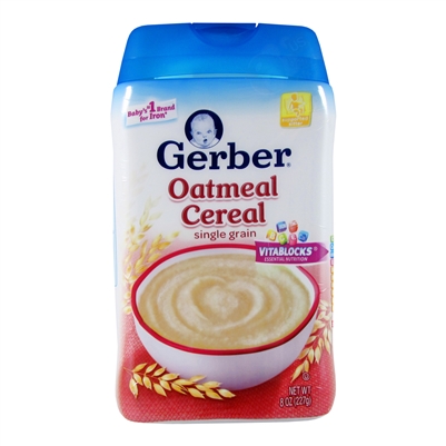 Oatmeal Cereal 6 pack - 8 oz. (Gerber)