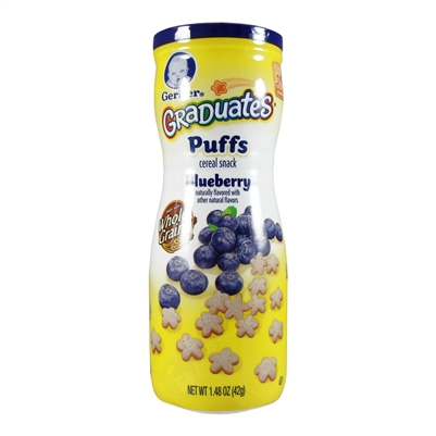 Graduates Puffs Blueberry 6 pack - 1.48 oz. (Gerber)