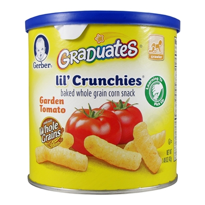 Graduates Lil' Crunchies Garden Tomato 6 pack - 1.48 oz. (Gerber)