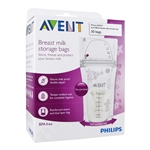 Breast Milk Storage Bags - 50 bags (Philips Avent)