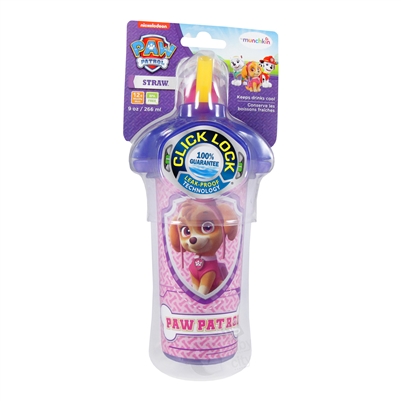 Paw Patrol Click Lock Insulated Straw Cup - 9 oz (Munchkin)