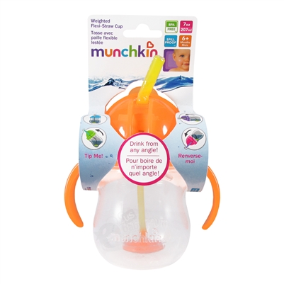 Weighted Flexi-Straw Cup - 7 oz (Munchkin)