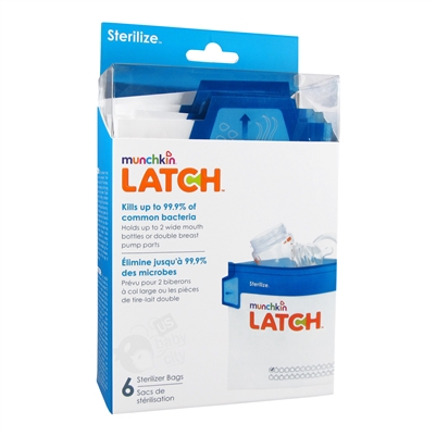 LATCH Sterilizer Bags 6 Pack (Munchkin)