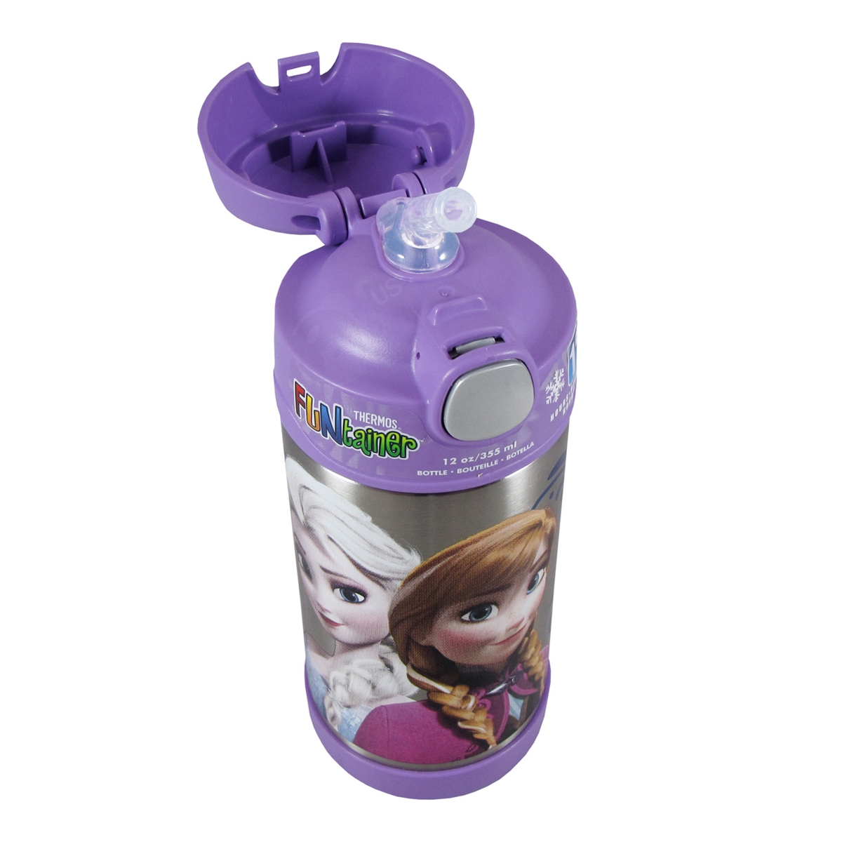 FUNtainer Bottle featuring Disney Frozen Ana & Elsa - 12 oz. (Thermos)