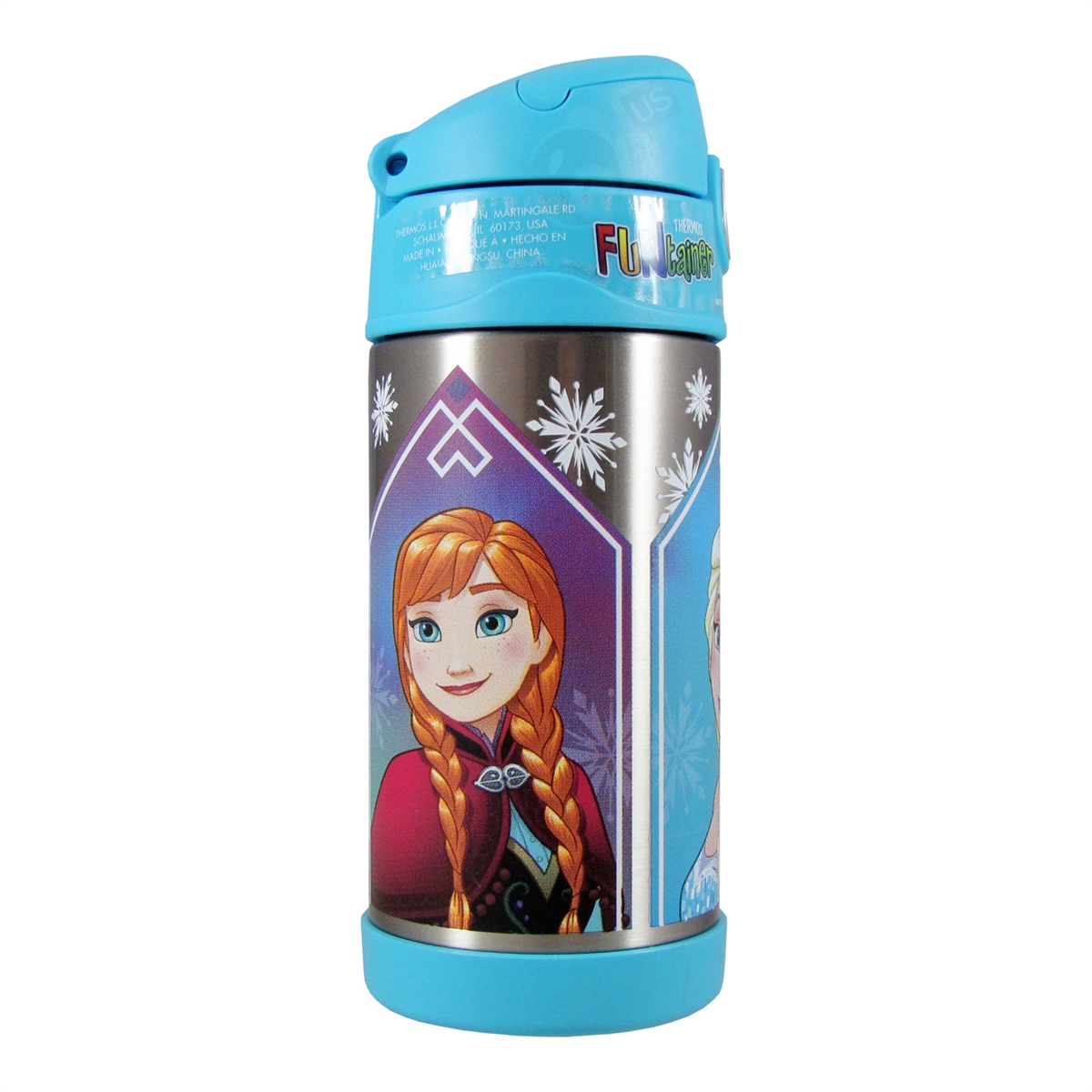 Disney Frozen Thermos 12 oz/355 ml Cold Liquid Funtainer Blue New with Tags