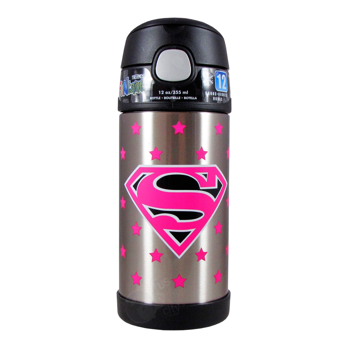 FUNtatiner Bottle Super Girl - 12 oz. (Thermos)