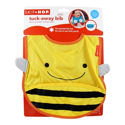 Zoo Tuck-Away Baby Bib Bee (Skip Hop)