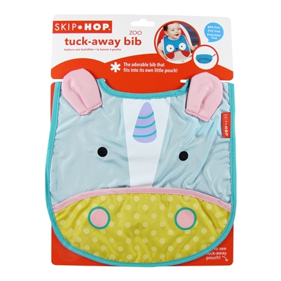 Zoo Tuck-Away Baby Bib Unicorn (Skip Hop)