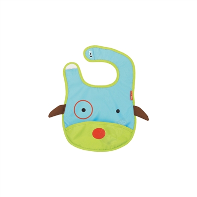 Zoo Tuck-Away Baby Bib Dog (Skip Hop)