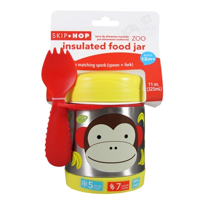 Zoo Insulated Food Jar Monkey (Skip Hop)