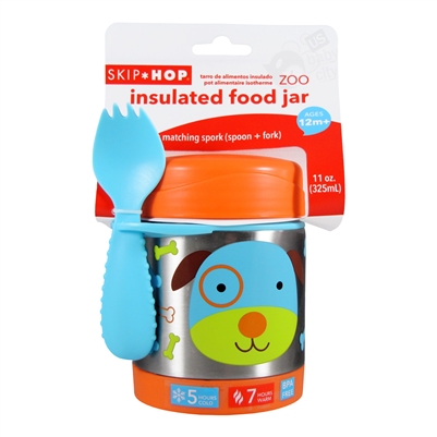 Zoo Insulated Food Jar Dog (Skip Hop)