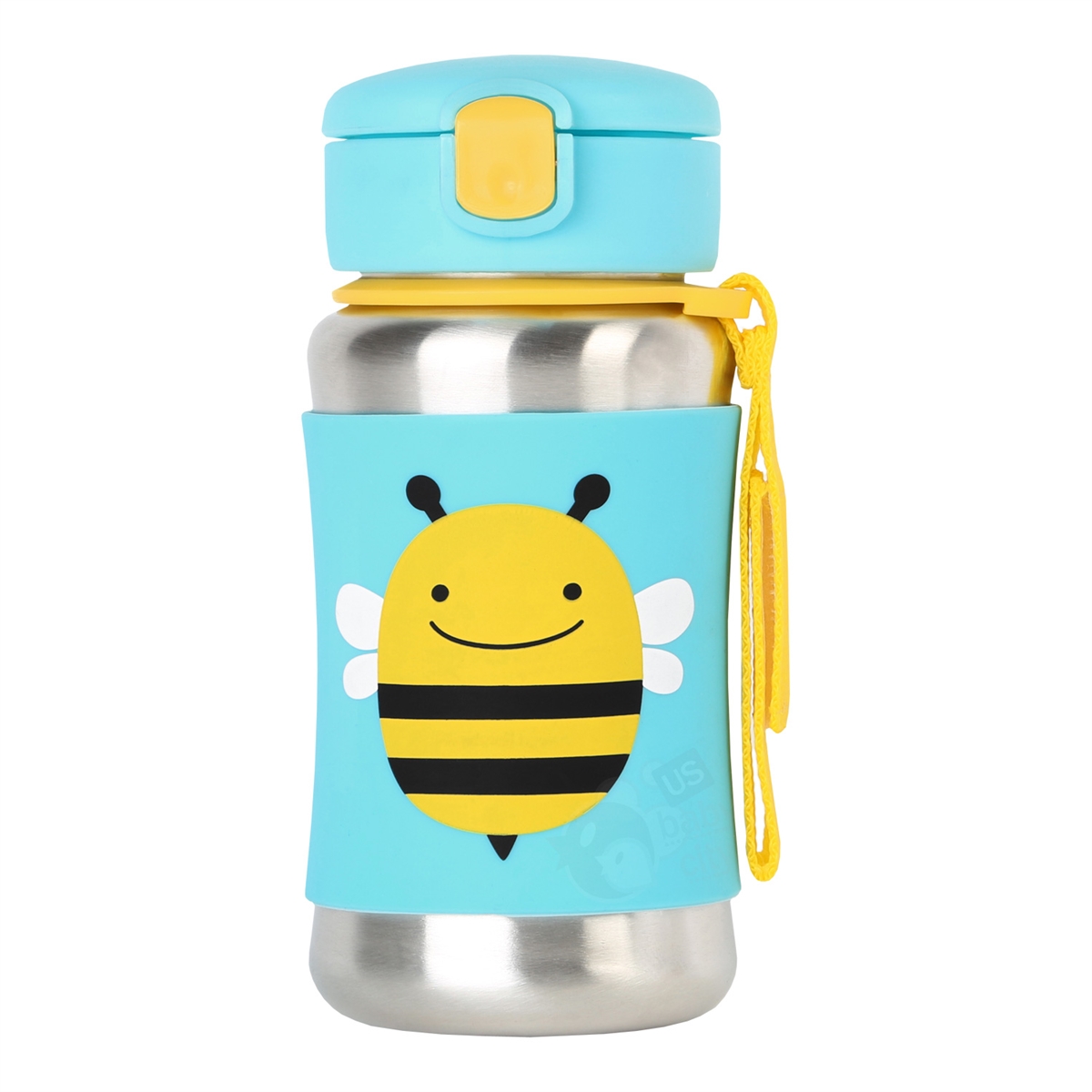 Zoo Stainless Steel Straw Bottle Bee (Skip Hop)