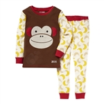 Zoojamas Little Kid Pajamas Monkey 4T (Skip Hop)