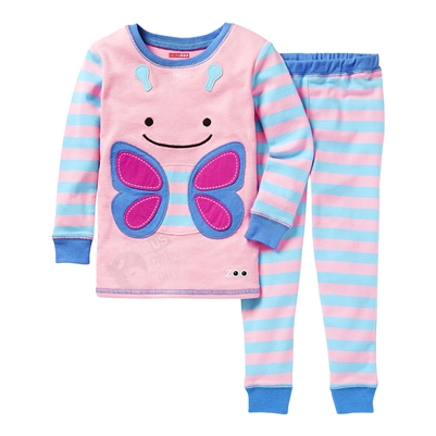 Zoojamas Little Kid Pajamas Butterfly 5T (Skip Hop)