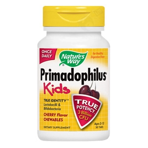 Primadophilus for Kids Cherry - 30 chewable tabs (Nature's Way)