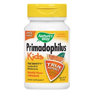 Primadophilus for Kids Orange - 30 chewable tabs (Nature's Way)