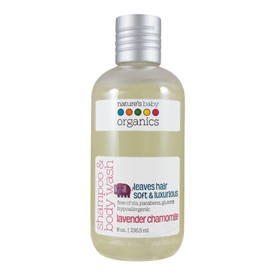 Shampoo & Body Wash Lavender Chamomile - 8 oz. (Nature's Baby Organics)