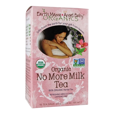 Organic No More Milk Tea - 16 Tea Bags (Earth Mama Angel Baby)