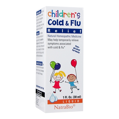 Children's Cold & Flu - 1 oz. (NatraBio)